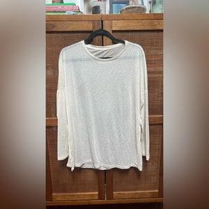 ALO yoga sheer activewear shirt